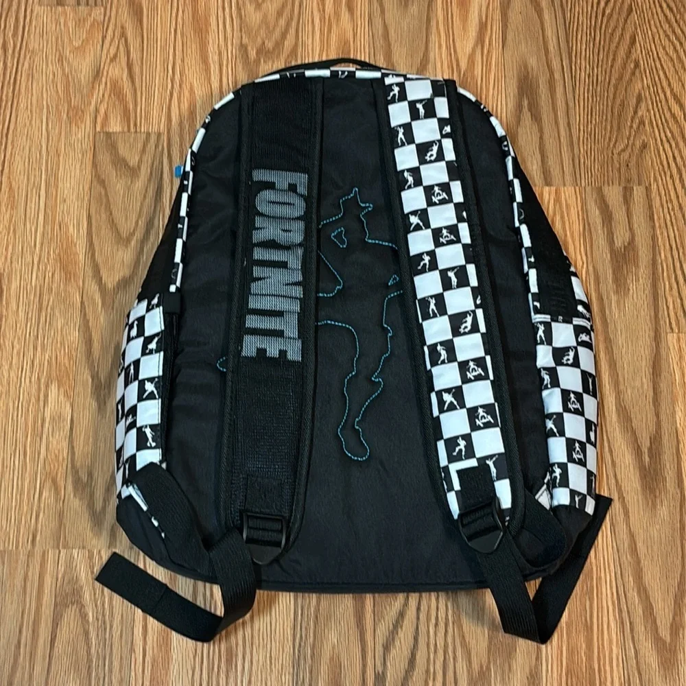 Fortnite backpack, checkered